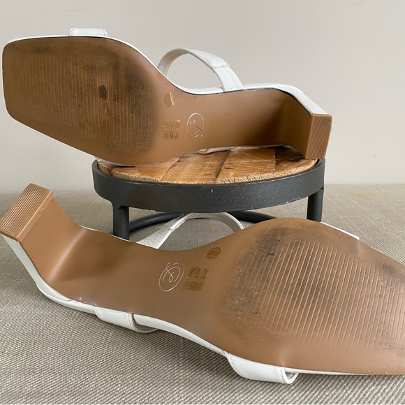 Chinese Laundry Women’s Yanti Softy Kid Heeled White Sandal (size 10) - Picture 7 of 8